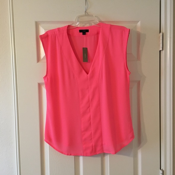 J. Crew sleeveless v-neck blouse - NWT - Picture 3 of 6